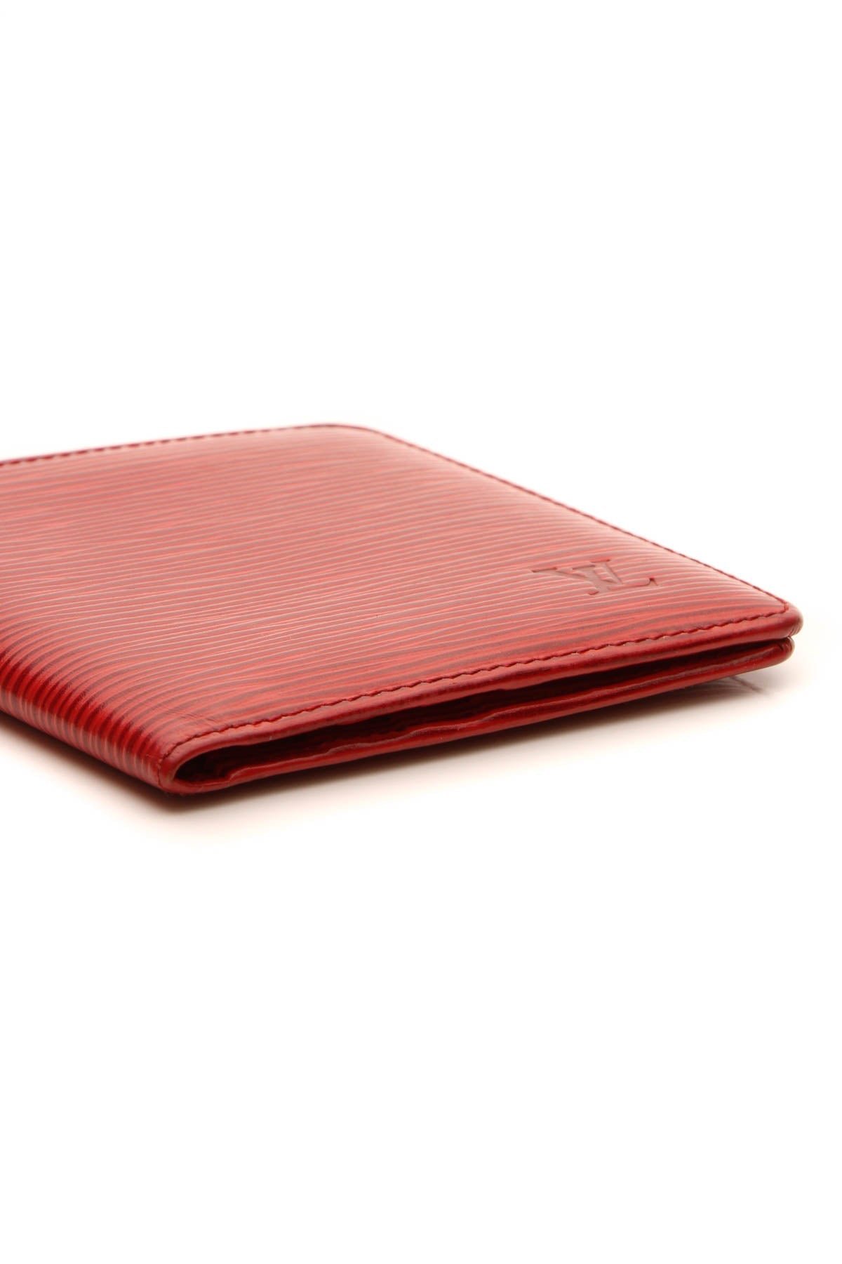 Vintage Epi Billfold Wallet - Red - Image 3
