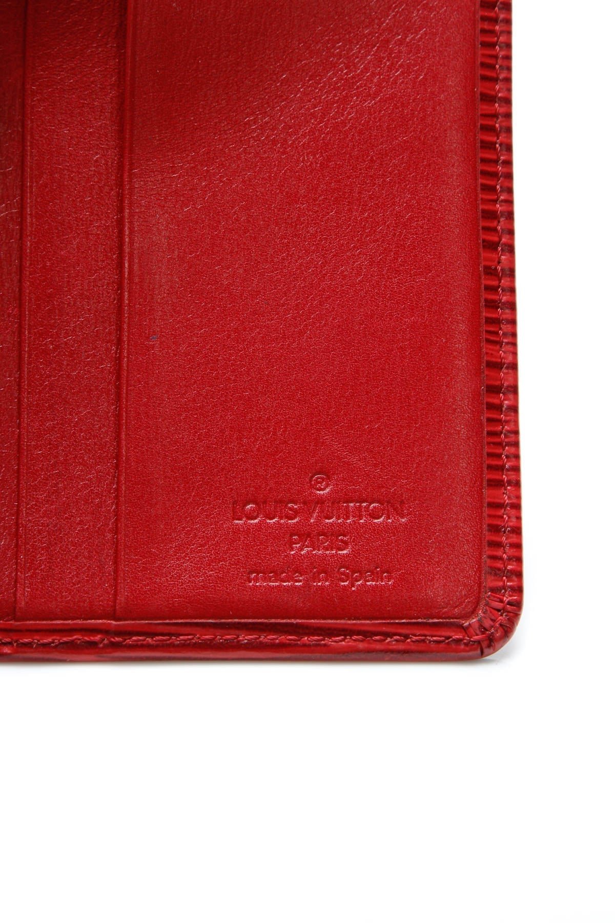 Vintage Epi Billfold Wallet - Red - Image 8