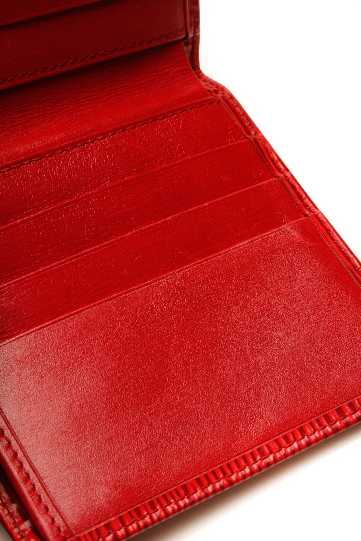 Vintage Epi Billfold Wallet - Red - Image 6
