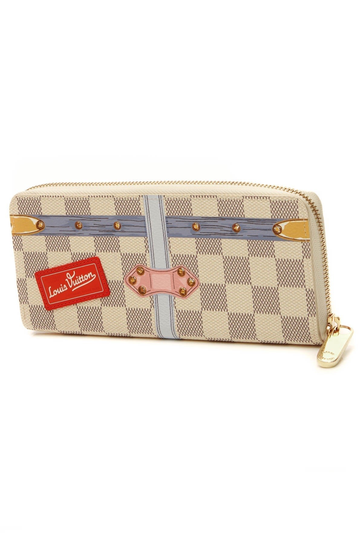 Summer Trunks Clemence Wallet - Damier Azur - Image 2