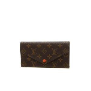 Josephine Wallet - Monogram/Orange