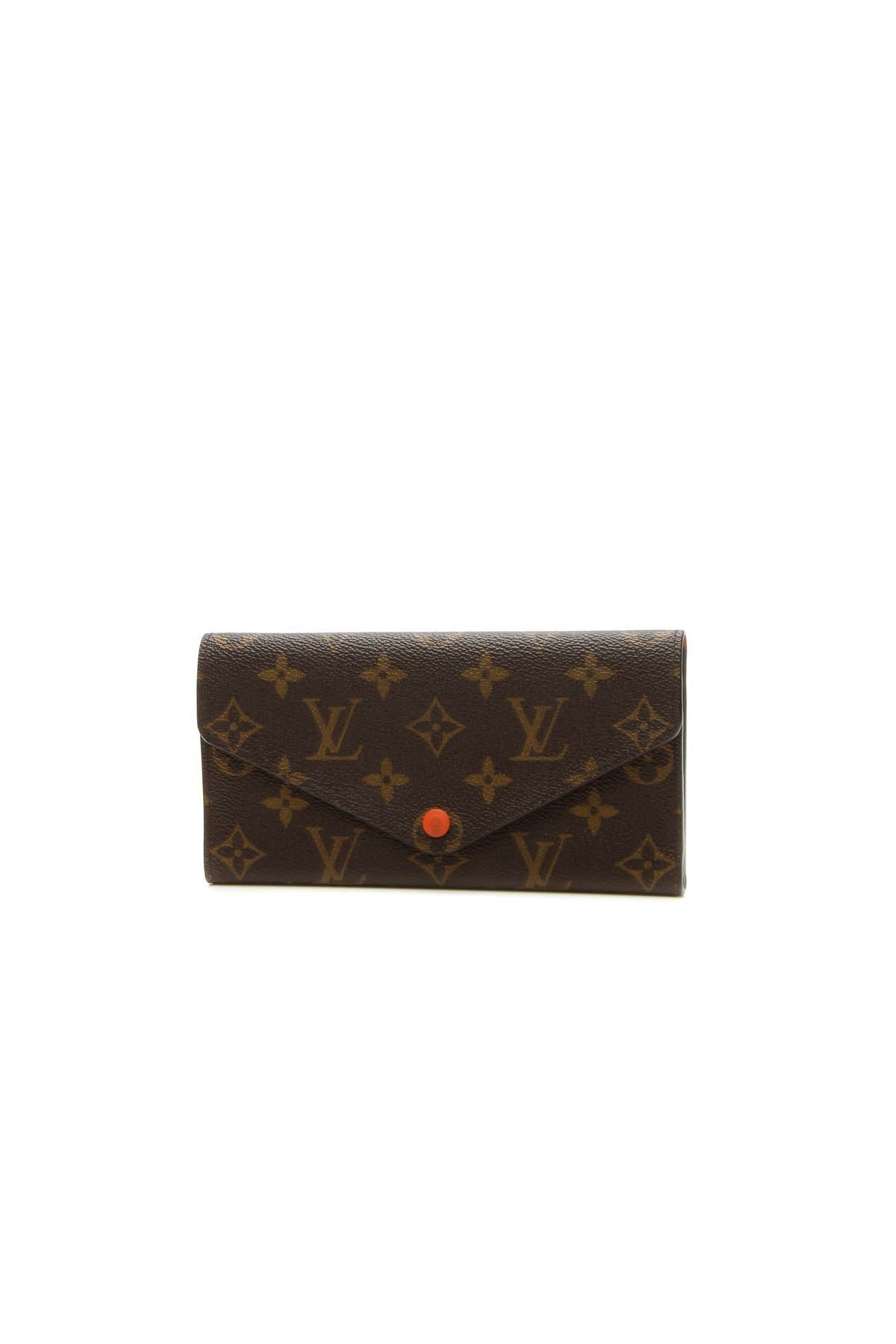 Josephine Wallet - Monogram/Orange