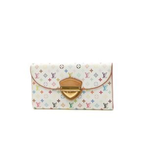 Eugenie Wallet - White Multicolore Monogram