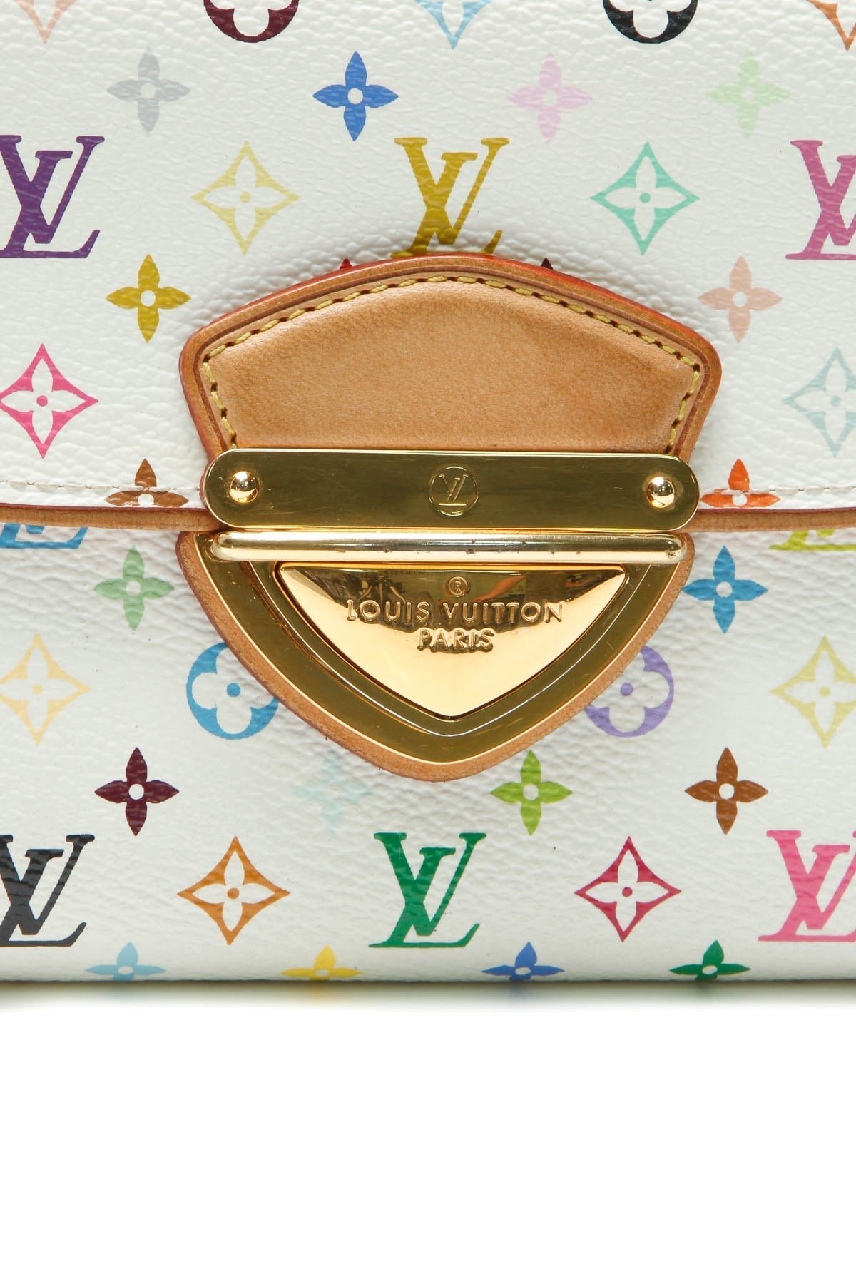 Eugenie Wallet - White Multicolore Monogram - Image 4