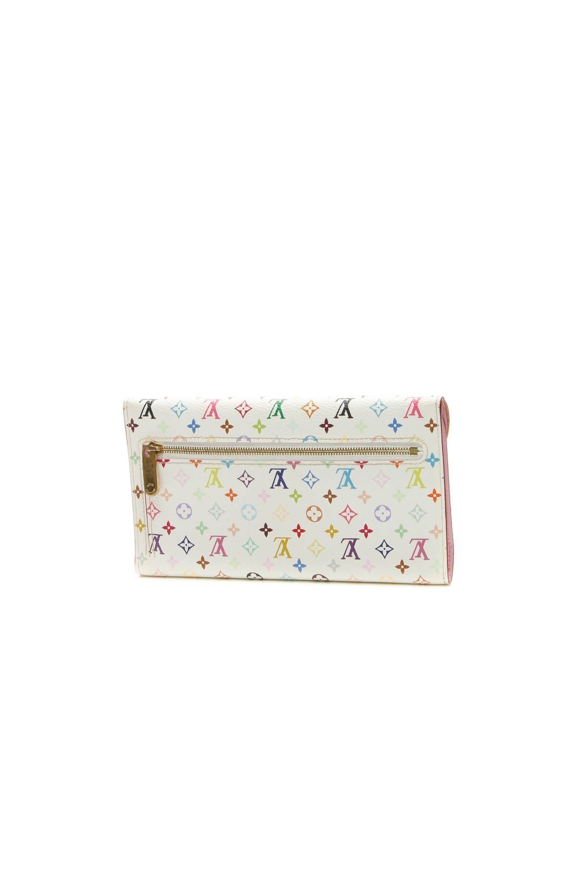 Eugenie Wallet - White Multicolore Monogram - Image 2