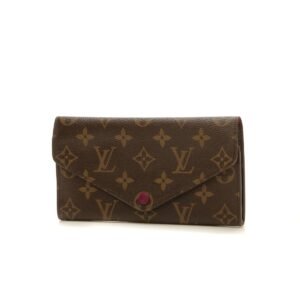 Josephine Wallet - Monogram/Fuchsia