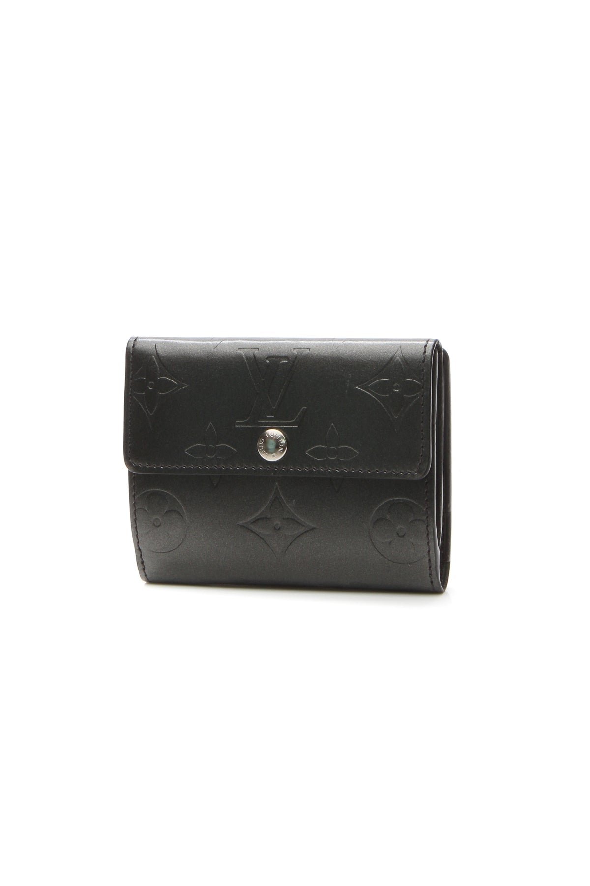 Monogram Mat Ludlow Compact Wallet - Charcoal