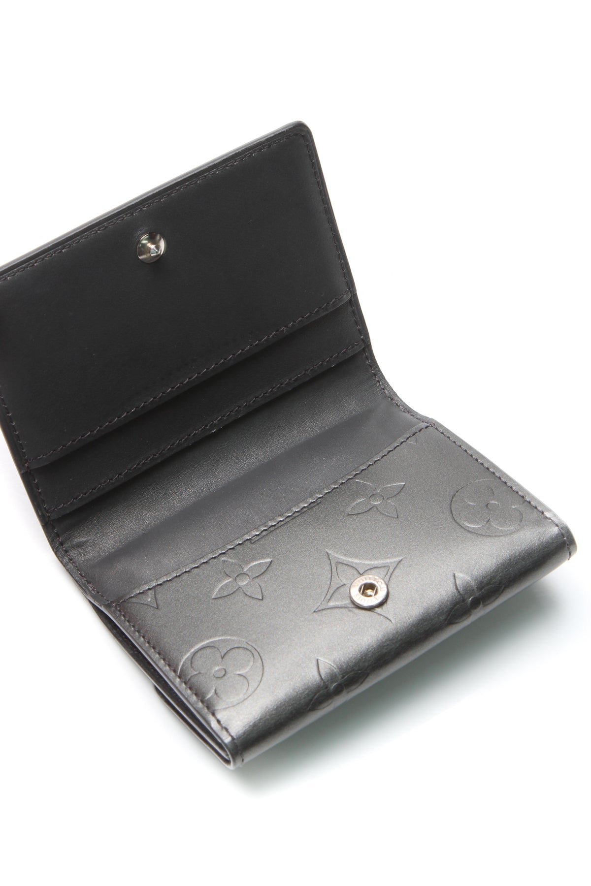 Monogram Mat Ludlow Compact Wallet - Charcoal - Image 4