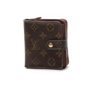 Vintage Compact Zip Wallet - Monogram