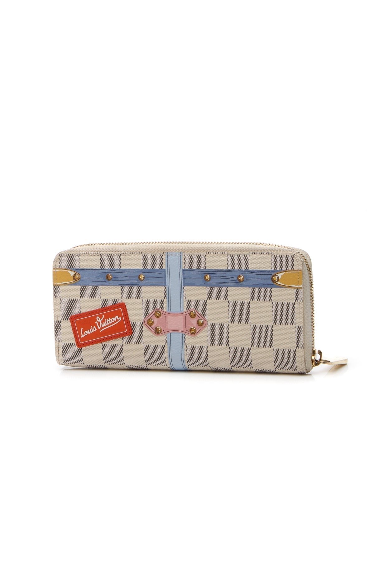 Summer Trunks Clemence Wallet - Damier Azur - Image 2