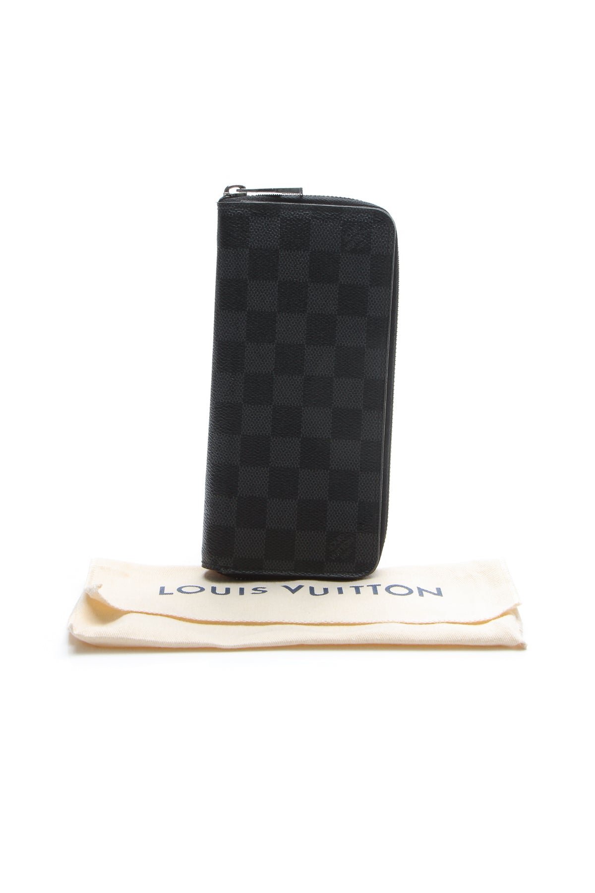 Vertical Zippy Wallet - Damier Graphite - Image 11