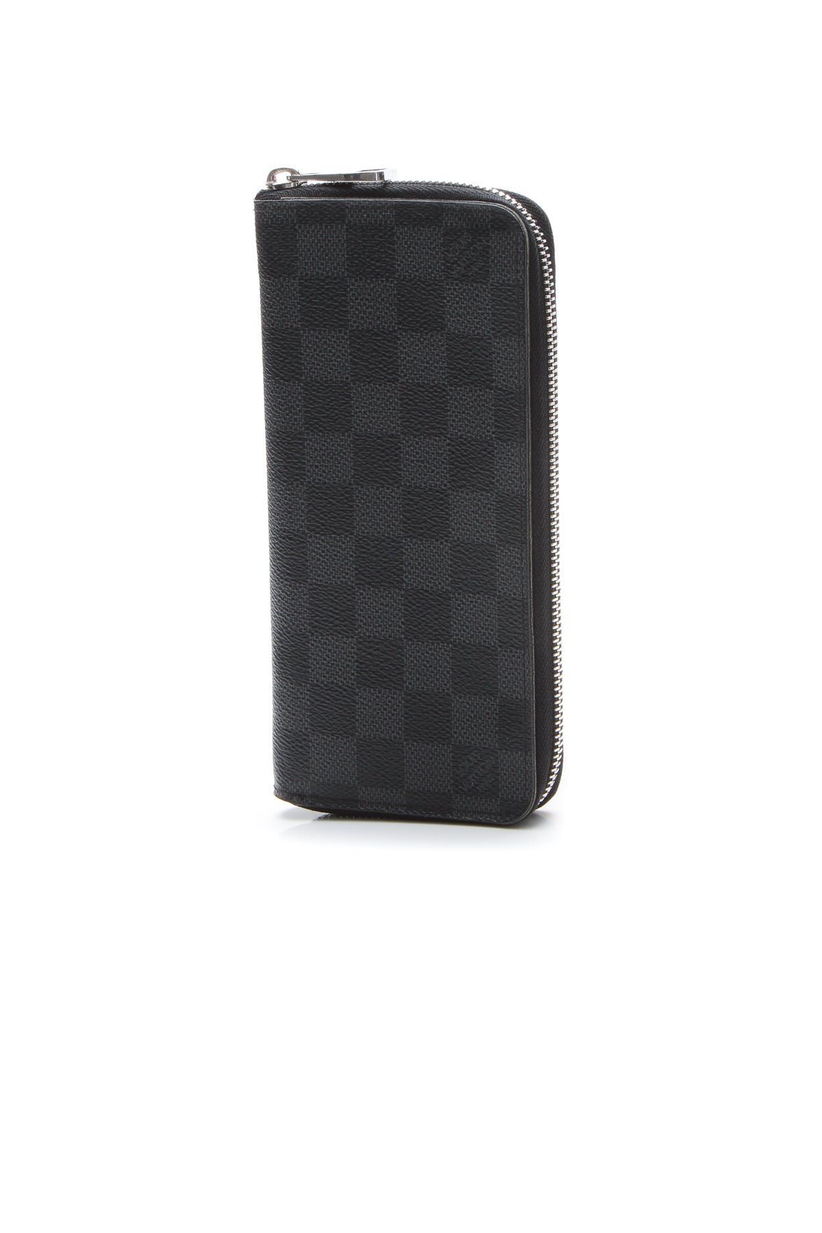 Vertical Zippy Wallet - Damier Graphite