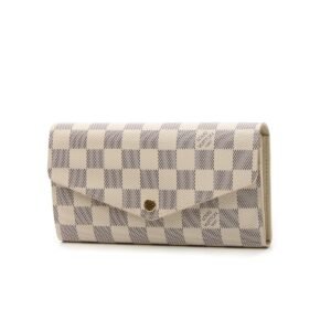Sarah Wallet - Damier Azur