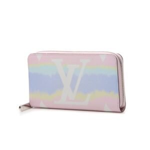 Escale Zippy Wallet - Pastel Multicolor Monogram