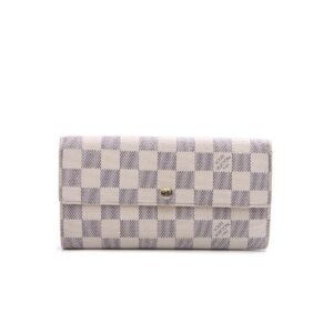 Sarah Wallet - Damier Azur