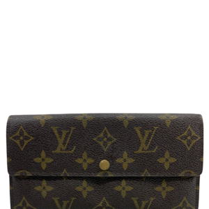 Louis Vuitton Monogram Canvas Long Flap Wallet